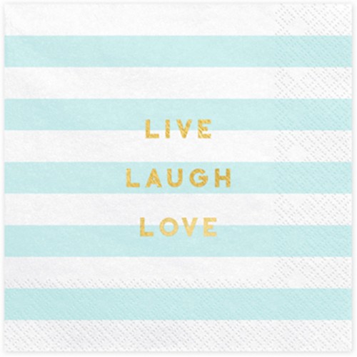 Guardanapos Azul Claro Riscas